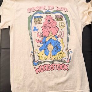 Summer of Love Woodstock Graphic Tee Size S